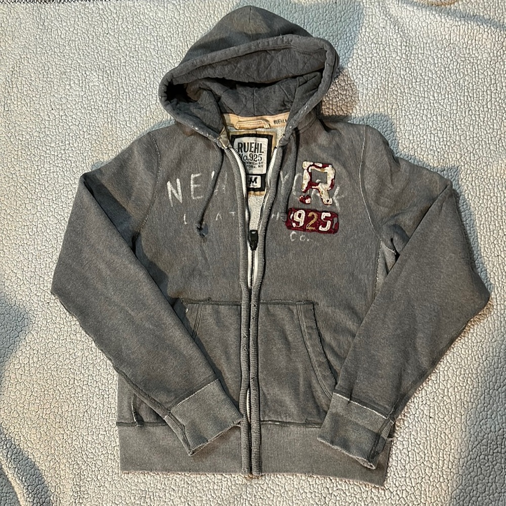 Ruehl No. 925 - Vintage Zip-Up Sweatshirt